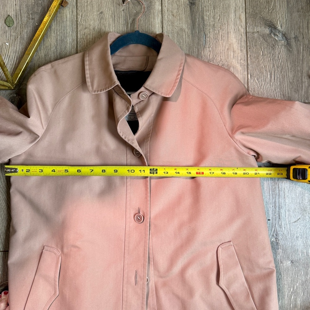 London Fog Women's Classic Blush/Mauve Trench Coat Lined - Picture 9 of 9